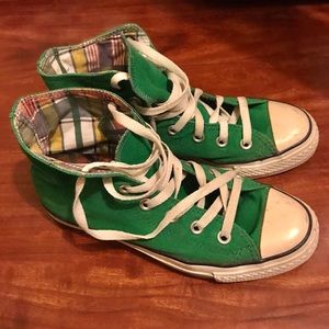 Green High Top Chucks